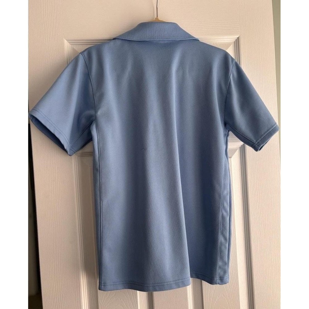 NIKE UNC Tar Heels Polo Shirt Boys LG 16-18 Dri-FIT Light Blue Collegiate Golf - Picture 3 of 10